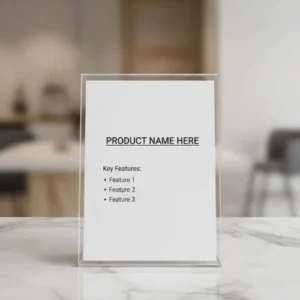 A5 Table Top Display Stand (L Shape)