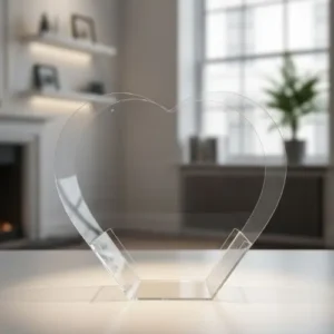 Heart Shape Clear Gift Bag