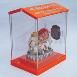 Acrylic Gaushala Donation Box