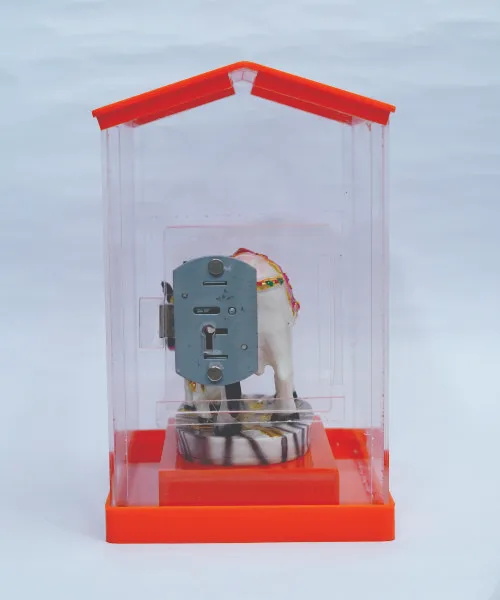 Acrylic Gaushala Donation Box