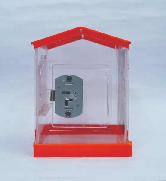 Orange Cow Donation Box