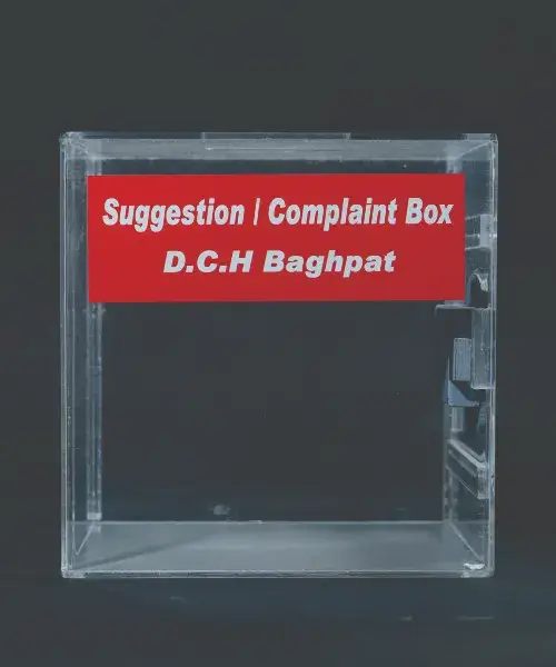 Complaint and Suggestion Box